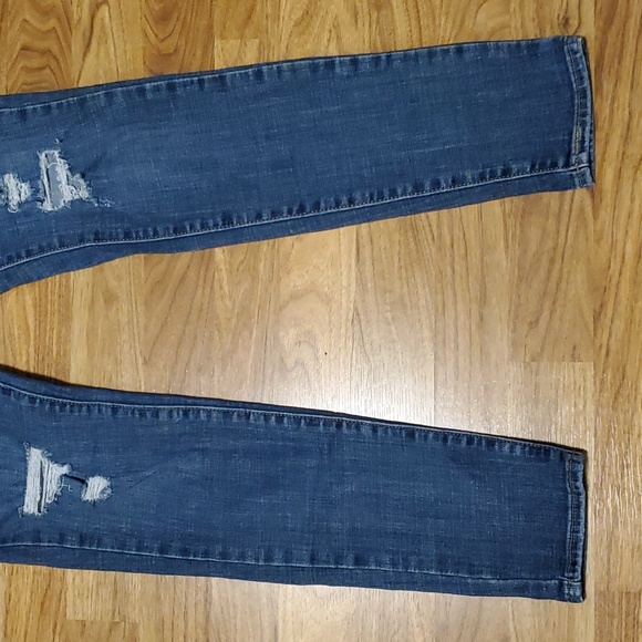 Levi's 721 High Rise Skinny Womens Distressed Jeans Size 28 (Length 30) - Picture 4 of 15